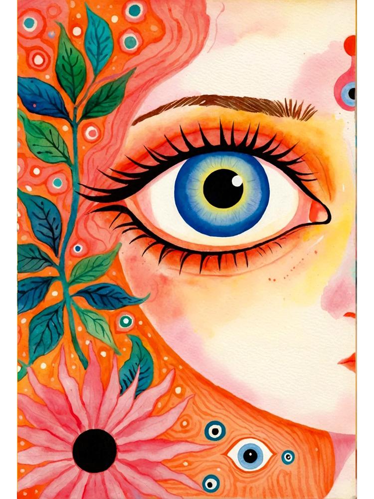 Anime 5D Diamond Painting Kit Full Round/Square Diamond Mosaic Cartoon Girl Eyes Rhinestone Embroidery DIY Home Decor Gift