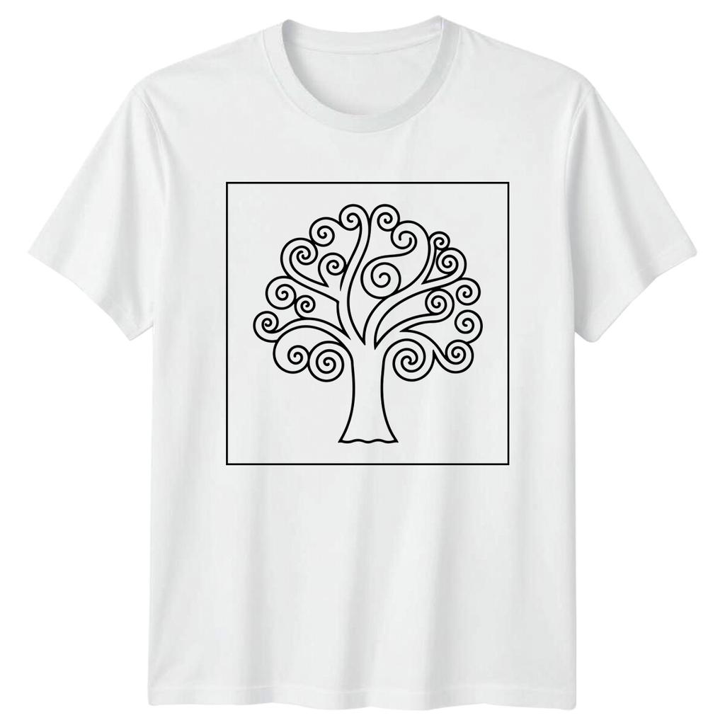 Swirl Tree Art Nature Unisexs TShirt Unisexs Tee Graphic Unisex Top