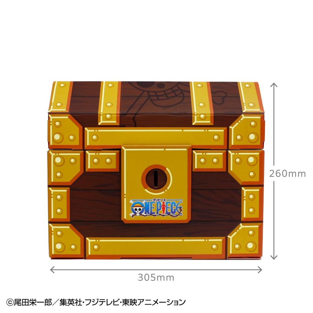 Giftule One Piece Limited Edition Design Medium Size with Lock Straw Hat Crew Anime Gift 3D [Treasure Box]