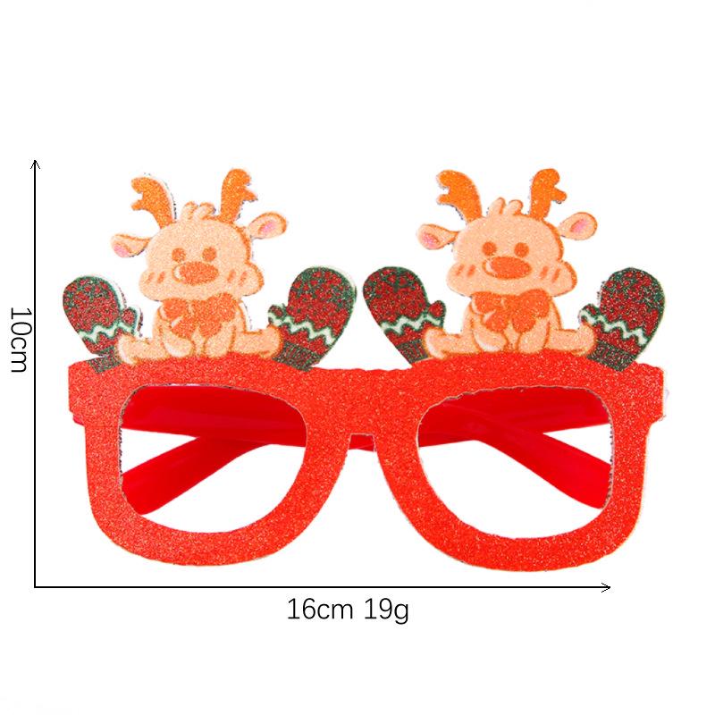Festive Headband Eyeglass Frames: Christmas, Halloween, Valentine's Day & Party Glasses with Santa Claus Design