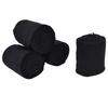 4Pcs Horse Leg Warp Self Adhesive Breathable Wear Resistant Animal Leg Bandage For Cows Horses Black