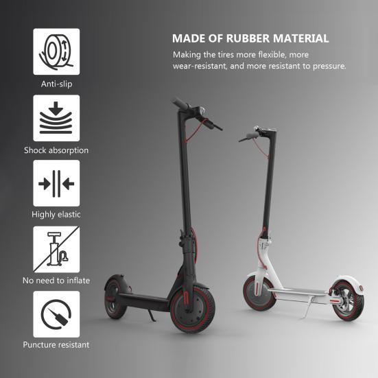 Kolo pro elektrickou koloběžku Přední zadní plástvová pneumatika Odolná proti opotřebení Neklouzavá elektrická koloběžka Náhradní kolo pro Xiao Mi