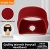 Thermal Insulation Ponytail Headband Fleece Material Sport Headband Ear Warmer Headband  Cycling
