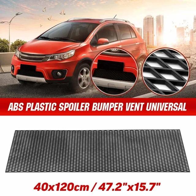 120X40cm 12x30cm Grill Waben Sechseck Gitter ABS Kunststoff Spoiler Stoßstangenlüftungen Universal Motorhaubenlüftung Renngitter