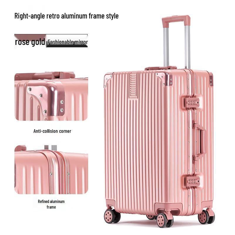 KarLot Aluminum Frame Spinner Luggage 20 Inch
