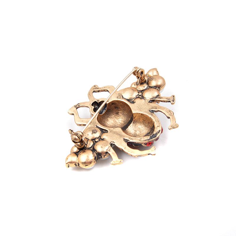 New Fashion Pearl Bee Brooches for Women Antique Gold Color Brooch Pin Vintage Style Jewelry High Quality Insect