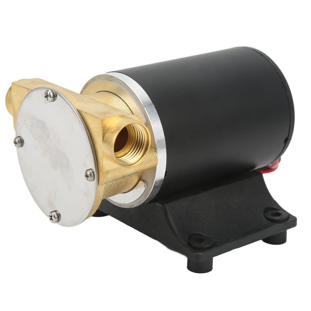 Self Priming Impeller Bilge Pump 6GPM Sea Water Pump for Boat Bilge Water Discharge