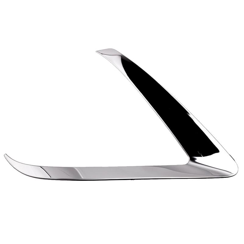 1 Pair Stainless Steel Chrome Front Headlight Lamp Eyebrow Cover Trim Fit for Cadillac XTS 2013-2017