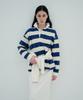Jeonggamseutyudio Stripe Rugby T-Shirts_3 Color