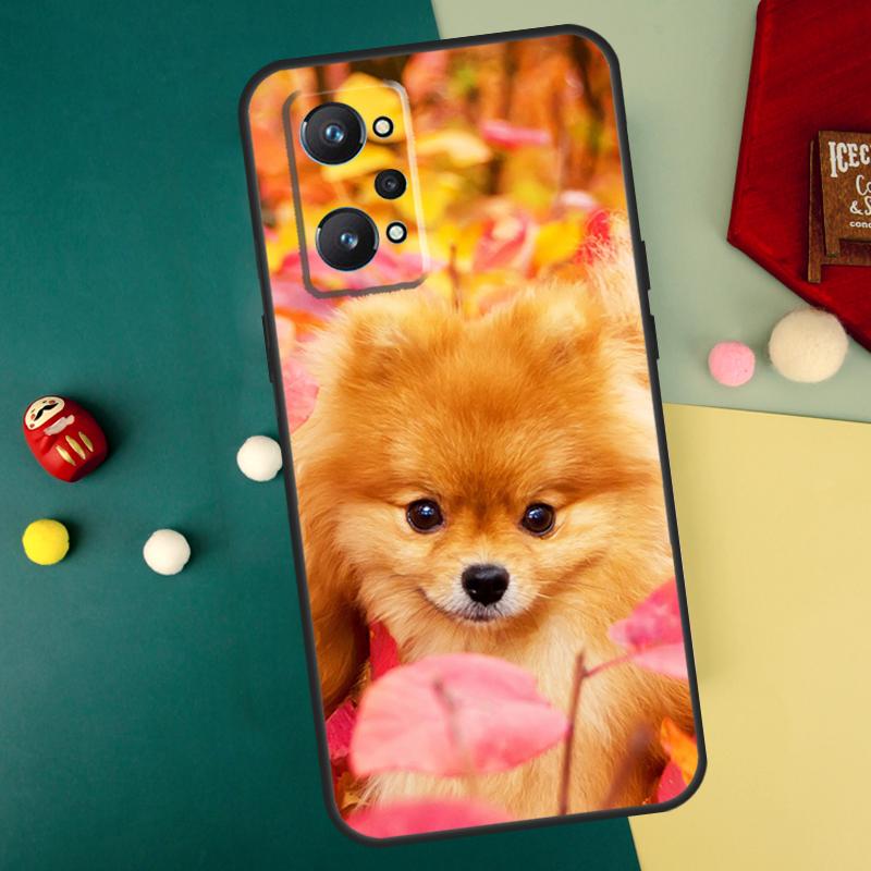 Pomeranian Dogs Dog Colorful For Realme GT7 Pro 15 13 10 11 12 14 Pro Plus C55 C71 C75 C67 C63 C61 C53 C35 C65 GT6 Case