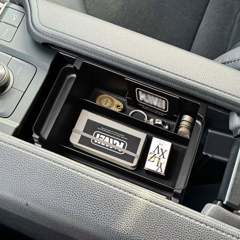 Center Console Organizer For 2024 Toyota Grand Highlander Armrest Box Storage Center Console Tray ABS Accessories Car Storage
