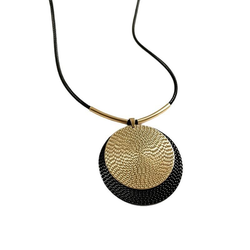 Modern Alloy Chain Necklace With Geometric Shape For Womens Fashion Accessory