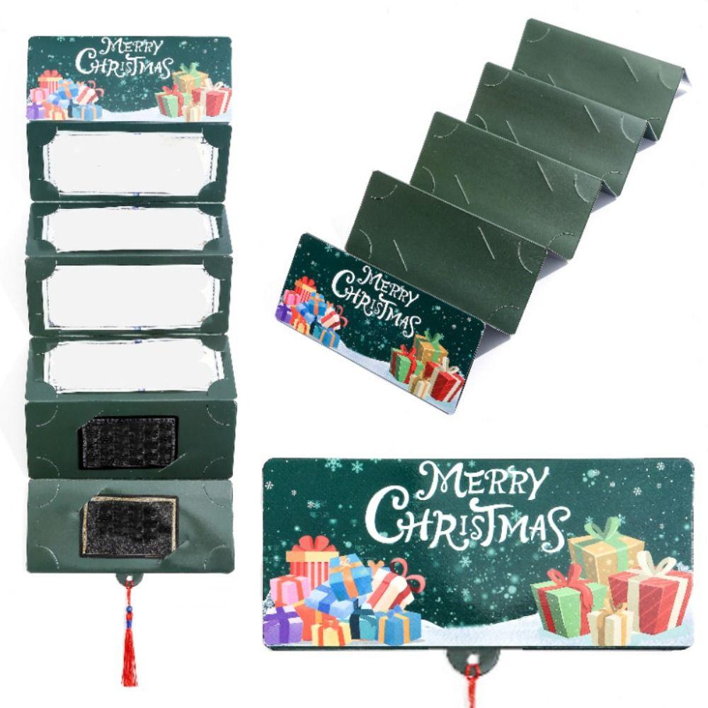 Lucky Christmas Money Pocket Bag Santa Claus Christmas Decorations Folding Card Envelope  Christmas