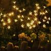 Solar Cherry Blossom Stake Light - Outdoor Waterproof Decorative Lamp for Garden, Lawn, Courtyard