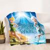 1pc, Secret of the Wings Blanket Cartoon Throw for Room Decor, Gift Idea, Living Room, Travel, Camping
