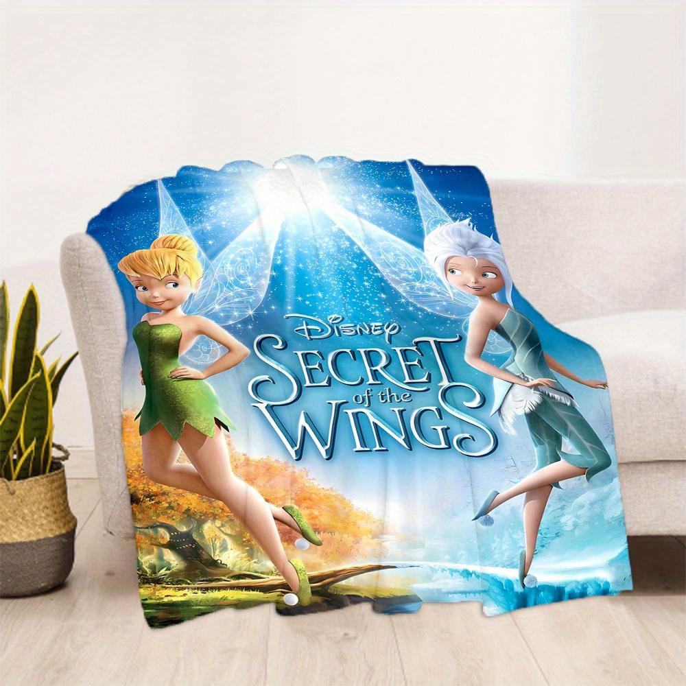 1pc, Secret of the Wings Blanket Cartoon Throw for Room Decor, Gift Idea, Living Room, Travel, Camping