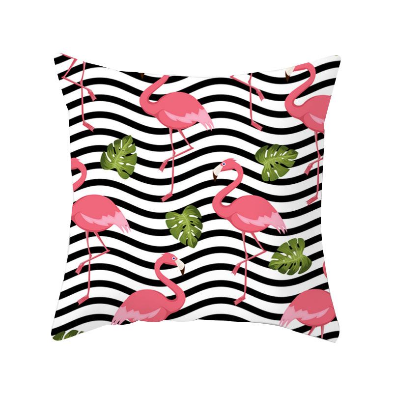 Ins Nordic Unicorn Flamingo Pillowcase Office Home Fabric Pillowcase