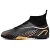 Overseas children's football shoes men's high-top adult student long nails artificial grass women's broken nails football shoes