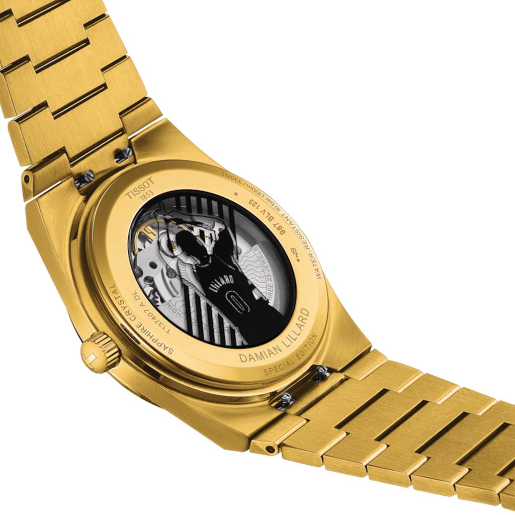 Tissot Edelstahl schwarzes Zifferblatt Herren Modeuhr T137.407.33.051.00