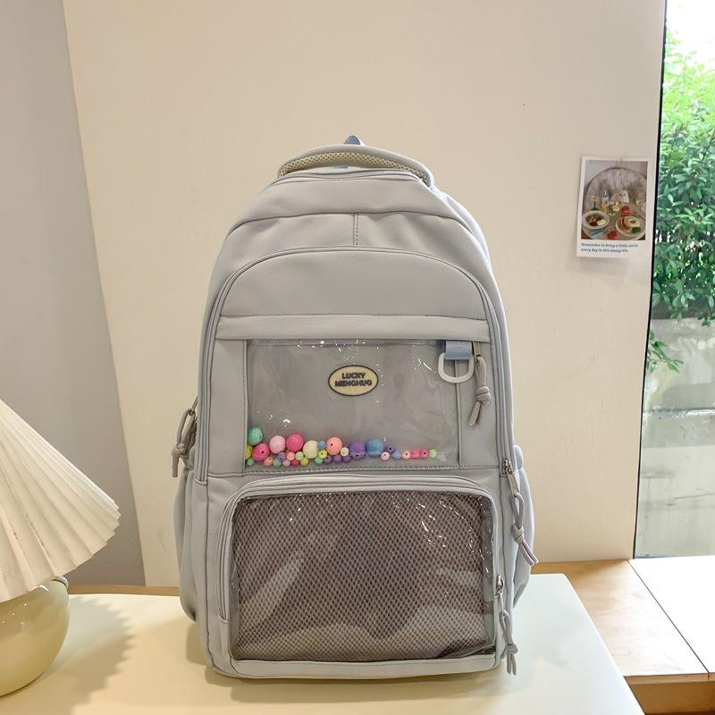 Schoolbag Japanese new backpack girl transparent baby bag campus large capacity backpack pain bag student schoolbag wholesale