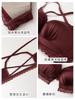 Front Button Underwear Women's Thickened Small Breasts Gather and Show Large AA Cup Flat Bra Beautiful Back No Steel Ring Closed Breast Bra
