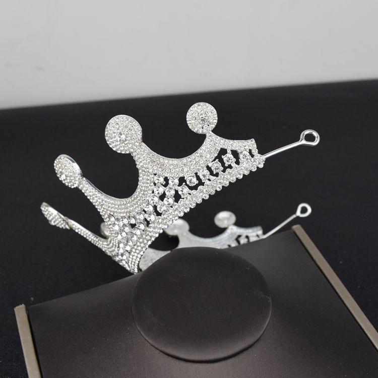 Baroque Bridal Crown Tiara Princess Crown New Style Zhao Liying Same Style Korean Style Wedding Dress Wedding Hair Accessories