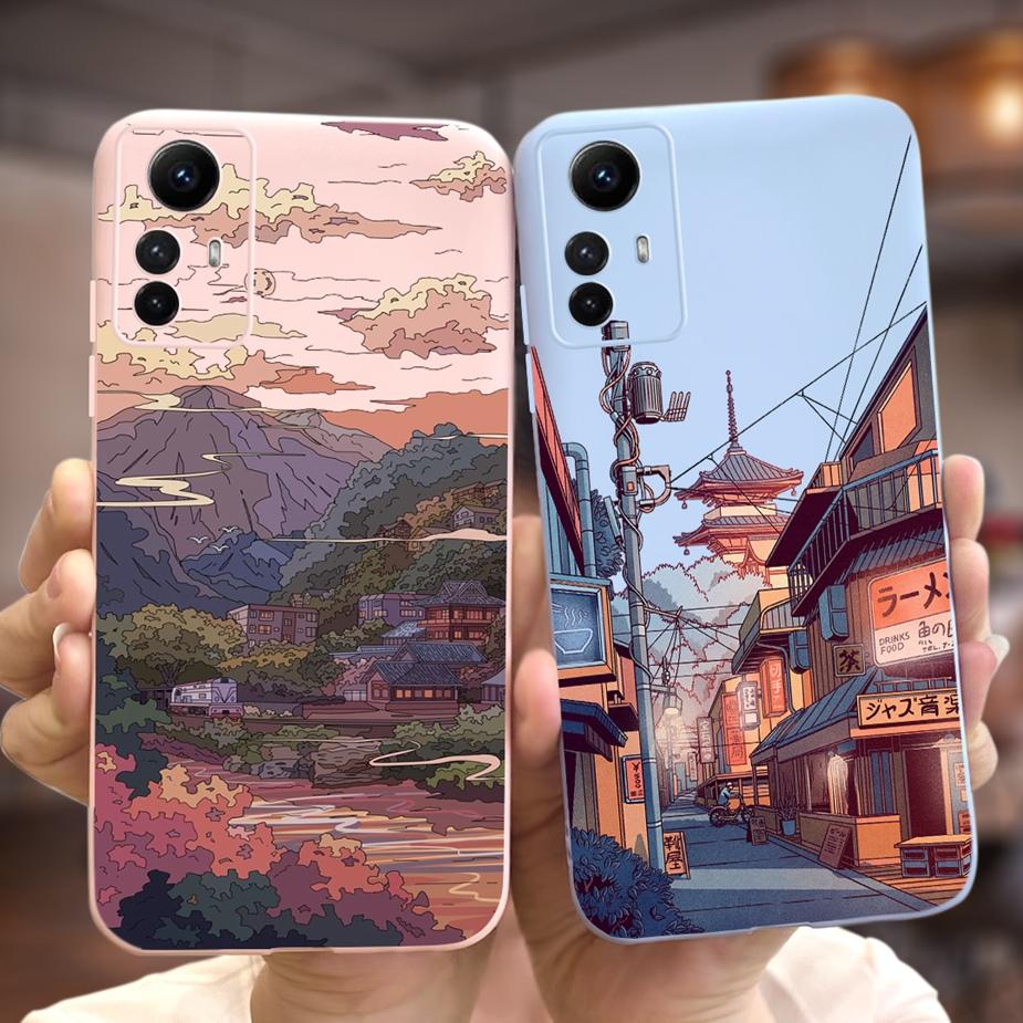 For Xiaomi Redmi Note 12S Case Cute Fashion Cartoon Cover Soft Silicone Phone Case For Xiaomi Redmi Note 12S Note12S Fundas Capa