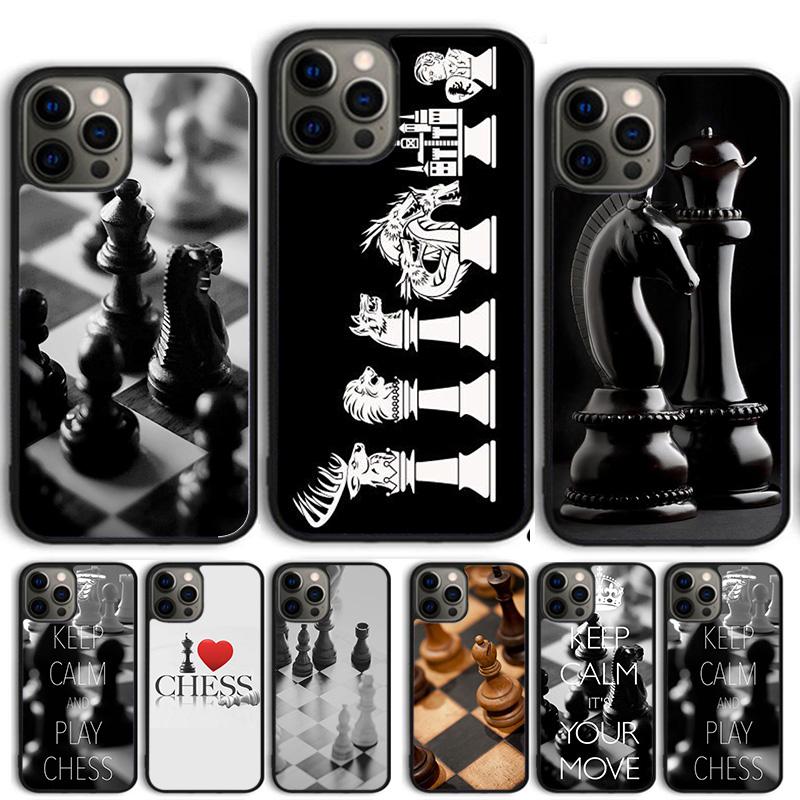 Schachbrett Muster Handyhülle Cover Für iPhone 17 Air 15 16 14 13 12 Pro Max 11 Pro Max Plus Hülle Shell