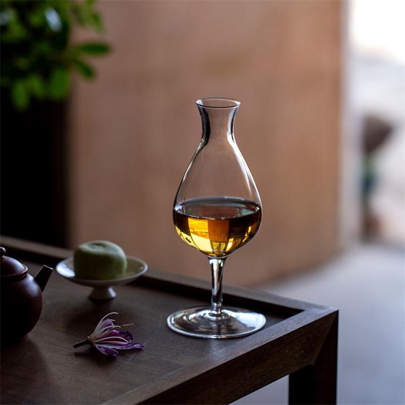 200ml Goblet Design Glass Tea Dispenser Personality Green Tea Cup Sober Tea Set Sake Dispenser Tea Set Accessories