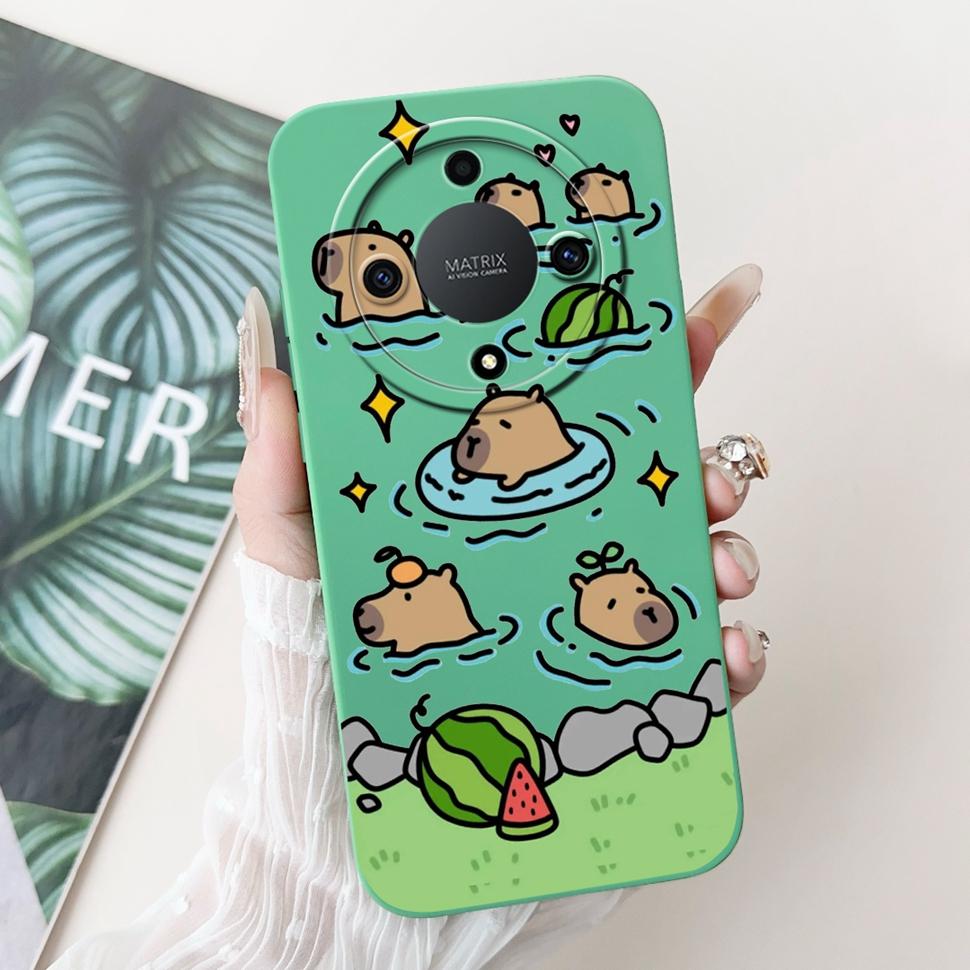 Für Honor X9a Hülle RMO-NX1 Bunte Blume Bemalte Abdeckung Weiche Silikon Handyhülle Für Huawei Honor X9 A X9a HonorX9a Hülle