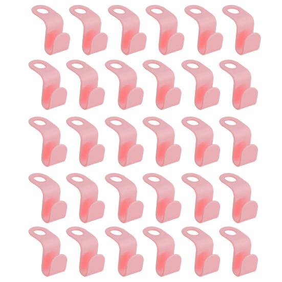 30Pcs Clothes Hanger Connectors Durable Space-saving Strong Bearing Cascading Outfit Clothes Hanger Connector Hooks for Home