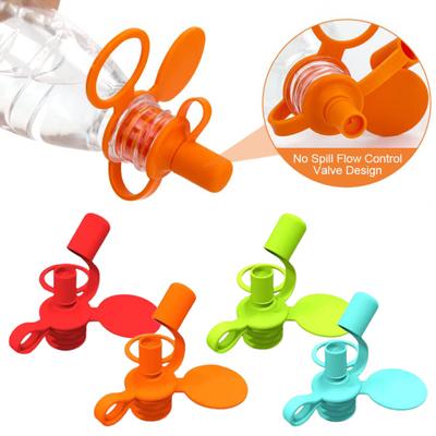 1 Set Water Bottle Cover Protects Mouth Leak-Proof Silicone Bottles Spout Adapter for Toddlers Adults