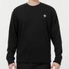 Timberland Logo Embroidered Solid Color Crewneck Sweatshirt Men Sweatshirt Black A5SF8-001