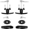 Truck Cap Latch T Handle Lock For Leer Are Matching Set Universal Truck Topper Camper Shell T-Handle Lock Complete Set Key Alike(Left & Right)