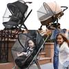 Mosquito Net Full Cover for Baby Car seat Cover Cradles Stroller Mosquito Netting Stretchable Netting Dual-Use Zipper Mesh