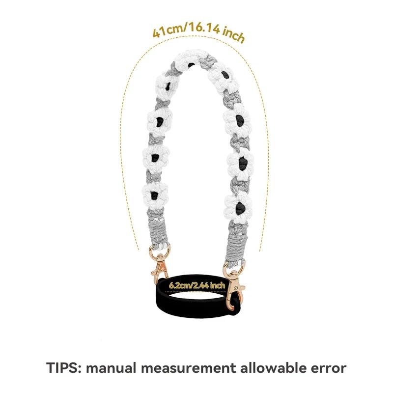 Hand-woven Hanging Bottle Sling Holder For Adjustable Water Cup Strap Elastic Band Design For Water Cup Accessories Gifts Decor