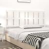 VidaXL Tête de lit Blanc 185,5x4x100 cm Bois massif de pin 818006