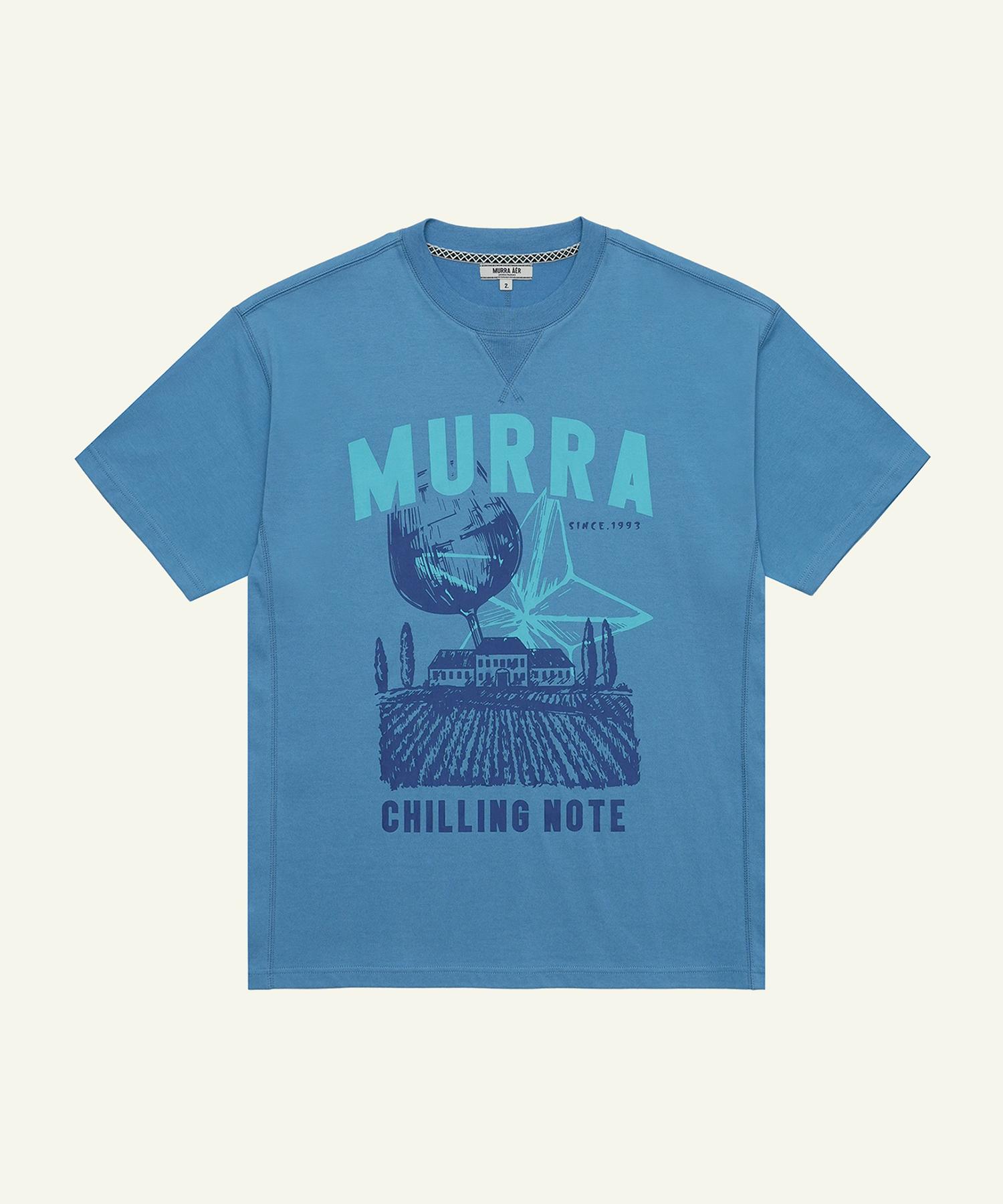 Mura Rustic Mura Logo T-Shirt _ Blue Blue/One Size