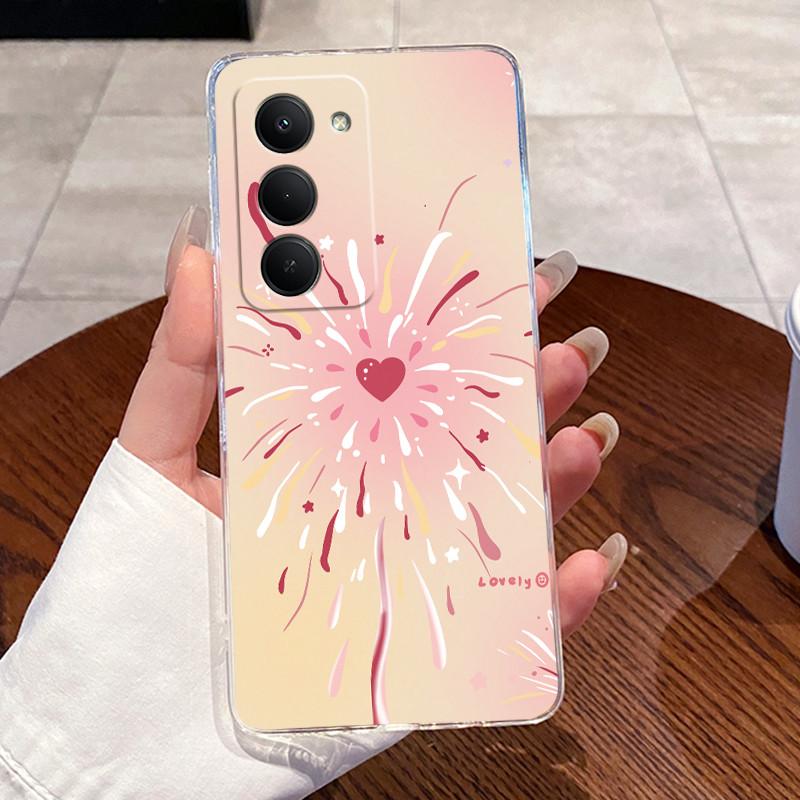 For Redmi 15 5G Redmi 15 EU Case Aesthetic Cute Cat Astroanut Soft Silicone TPU Back Cover for Redmi15 5G Transparent Phone Case
