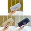 Womens Evening Clutch Bag With Flower Embellishments And Chain For Formal Events