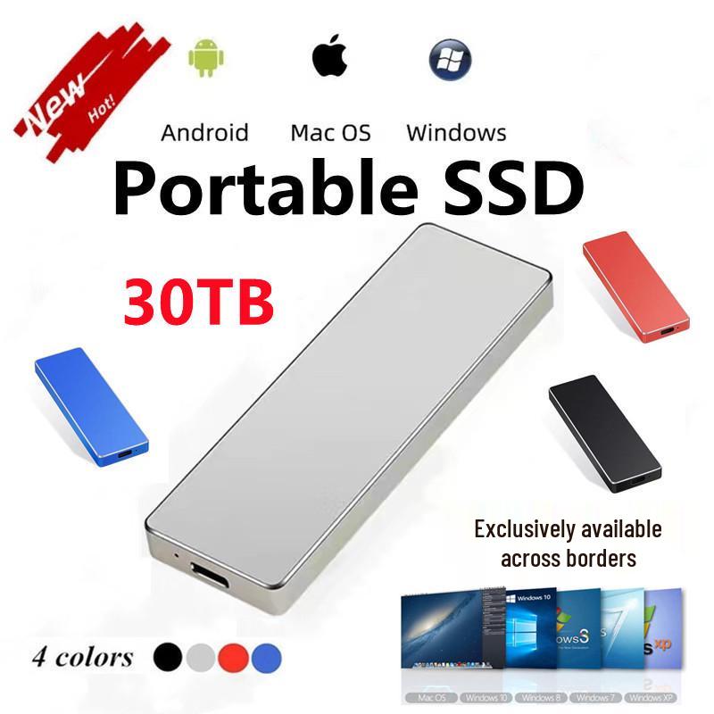High-Speed Mobile SSD: 16TB, 30TB, 60TB Solid-State Drive for Expanded Storage and Fast Data Transfer