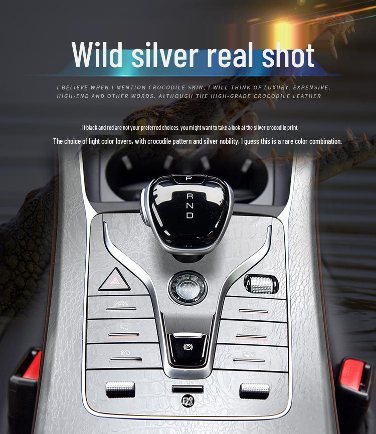 Krokodiltexturfolie für BYD Qin PLUS Armaturenbrett Innenraummodifikation