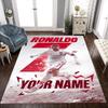 Cristiano Ronaldo (102) Customized Name Floor Rug Office Rug Design for Balcony Kitchen Decorate Room Playrooms Anti-slip Rug Decorate Offices