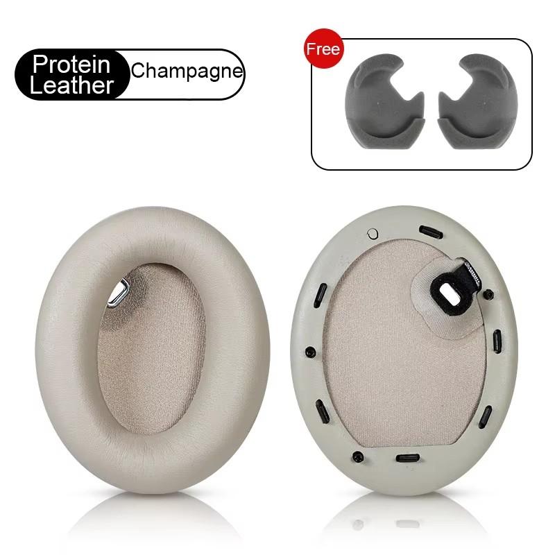 Replacement Ear Pads Cushions for Sony WH-1000XM4 Headphone Soft Memory Foam Pads 1000 XM4 1000XM4 Headset Earpads Case