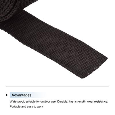 0,8" 10 Yards Polypropylen Gurtband Gurtband Band Schweres Spanngurtband für Outdoor-Zeltzubehör Nähen Tasche Gepäck