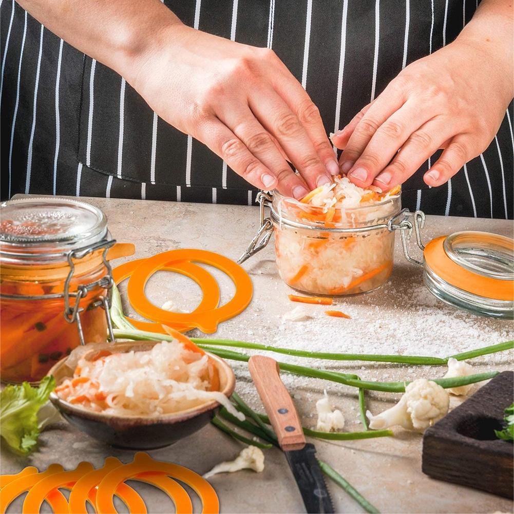 Kitchen Jar Seal Ring Replacement Gasket 10pcs Rings Seals