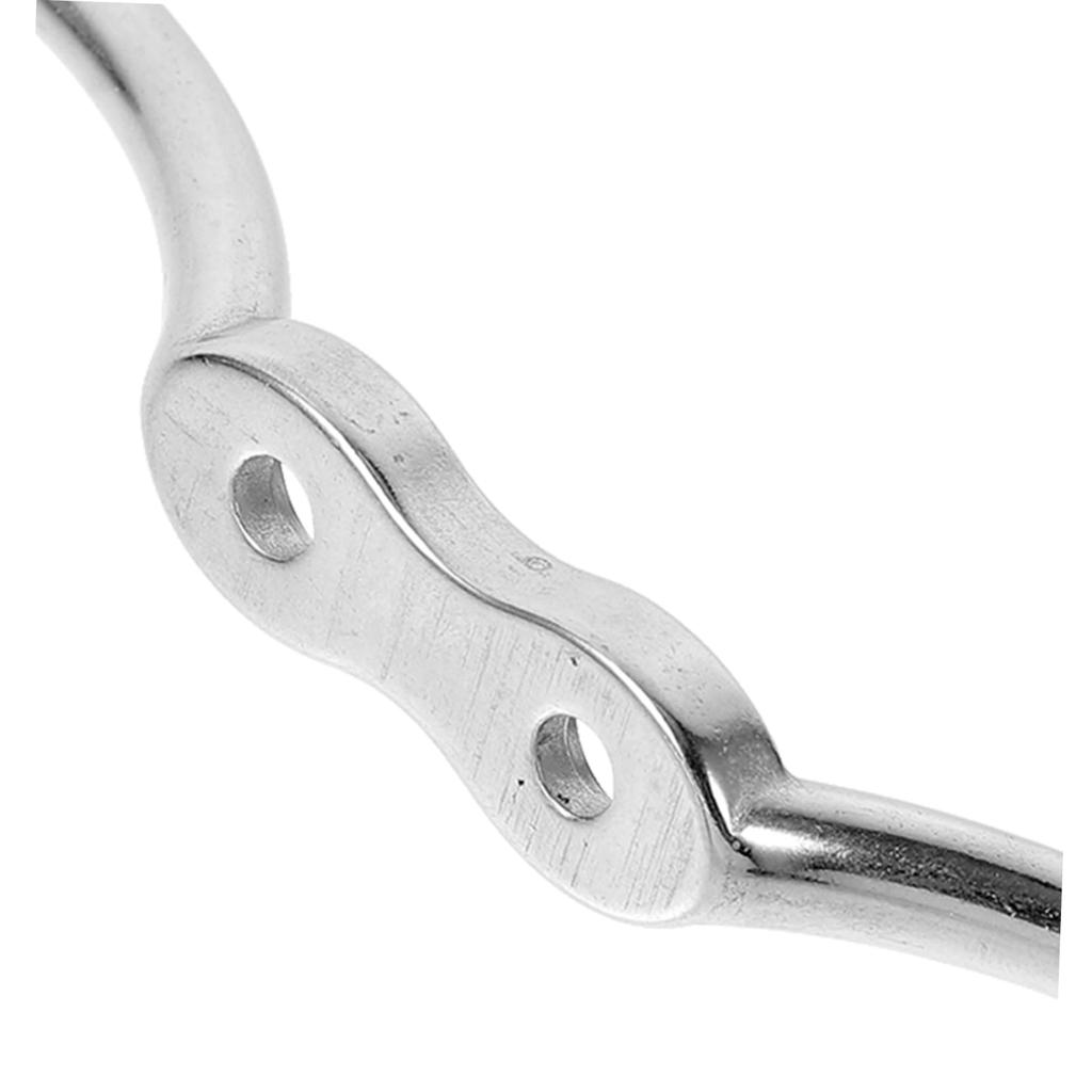 Iplusmile Durable Stainless Steel Dock Deck Rope Cleats Set of 2 Marine Yacht Anchor for Watercraft Garage Multi-Purpose Use