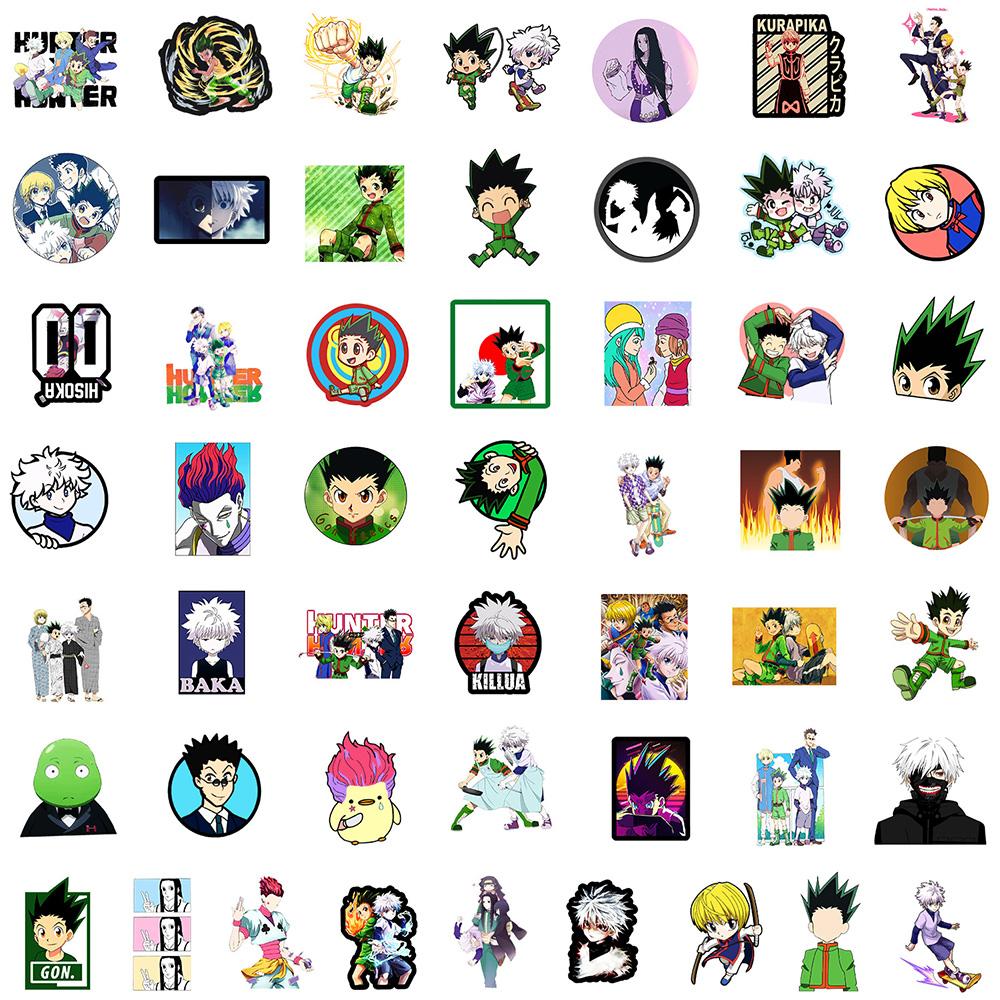 10/30/50/100pcs Japanese Anime HUNTER×HUNTER Stickers Classic Manga Decals DIY Laptop Phone Guitar Car Cool Cartoon Sticker Toy