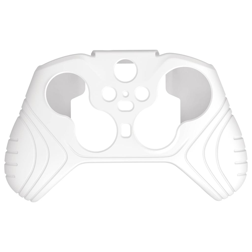 PlayVital Protective Cover for Xbox Elite Wireless Controller Series 2 Core, Includes Soft Rubber Skin and Thumbstick Cap Covers (White)