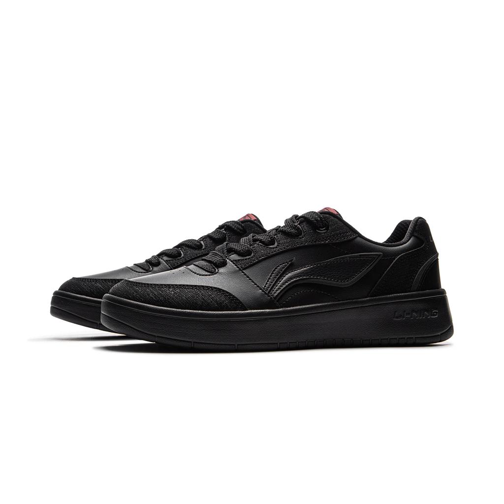 Li Ning Yuan Bao V3 Classic Fashion Retro Versatile Thick Sole Increased Height Comfortable Non-Slip Wear-Resistant Low-Top Skate Shoes AGCV107-1